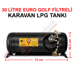 30 Lt EURO GOLD FİLTRELİ Karavan Lpg Tankı