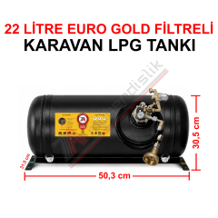 22 Lt EURO GOLD FİLTRELİ Karavan Lpg Tankı