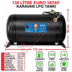 130 Lt EURO Karavan Lpg Tankı