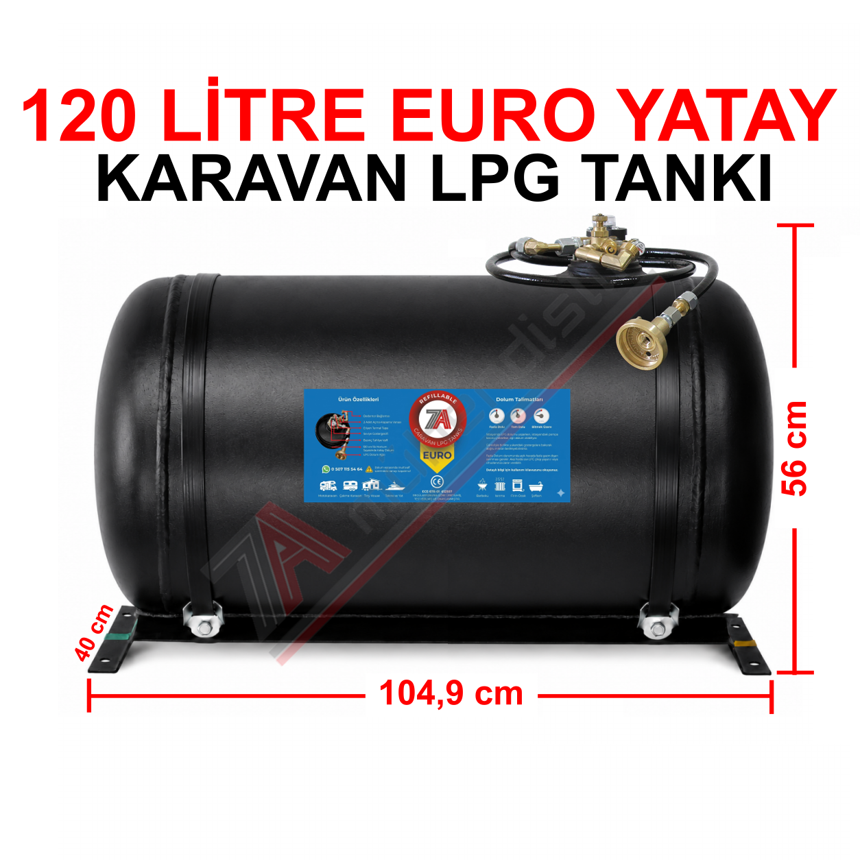 120 Lt EURO Karavan Lpg Tankı