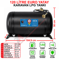120 Lt EURO Karavan Lpg Tankı