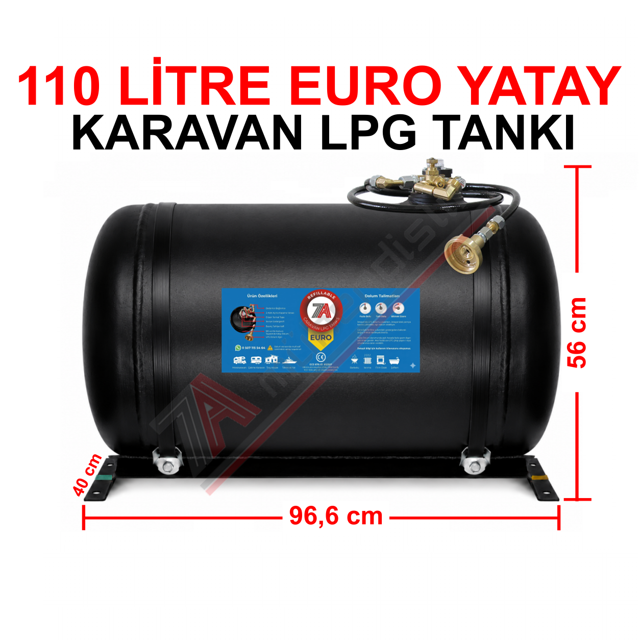 110 Lt EURO Karavan Lpg Tankı