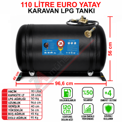 110 Lt EURO Karavan Lpg Tankı