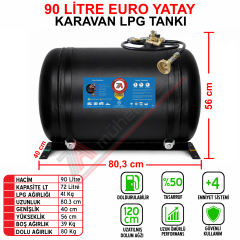 90 Lt EURO Karavan Lpg Tankı