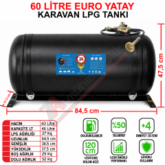 60 Lt EURO Karavan Lpg Tankı