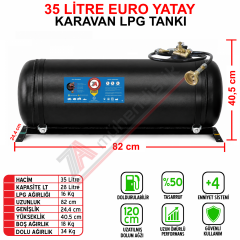 35 Lt EURO Karavan Lpg Tankı