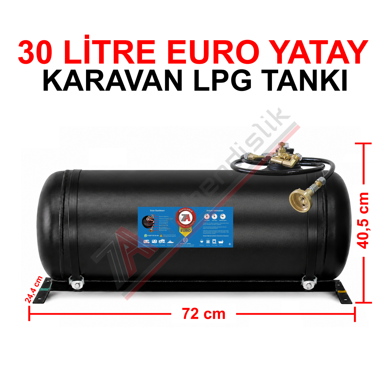 30 Lt EURO Karavan Lpg Tankı