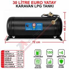 30 Lt EURO Karavan Lpg Tankı