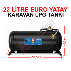 22 Lt EURO Karavan Lpg Tankı