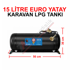15 Lt EURO Karavan Lpg Tankı
