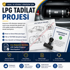 LPG Tadilat Proje ve Sızdırmazlık Belgesi Hizmet Bedeli