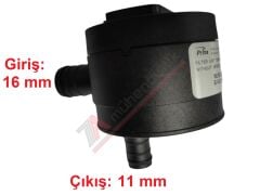 Prins VSI1 - VSI2 Tek Çıkışlı Lpg Filtre Seti 16x11mm