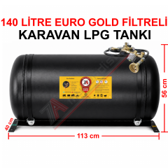 140 Lt EURO GOLD FİLTRELİ Karavan Lpg Tankı