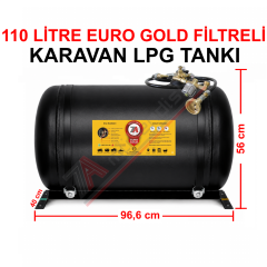110 Lt EURO GOLD FİLTRELİ Karavan Lpg Tankı