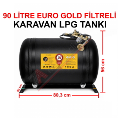 90 Lt EURO GOLD FİLTRELİ Karavan Lpg Tankı