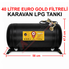 40 Lt EURO GOLD FİLTRELİ Karavan Lpg Tankı