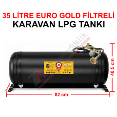 35 Lt EURO GOLD FİLTRELİ Karavan Lpg Tankı