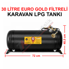 30 Lt EURO GOLD FİLTRELİ Karavan Lpg Tankı