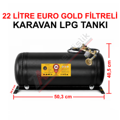 22 Lt EURO GOLD FİLTRELİ Karavan Lpg Tankı